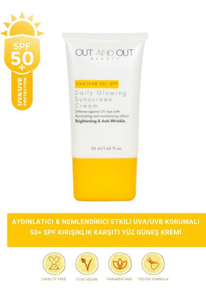 Güneş Koruyucu Yüz Kremi 50+ Spf 50 Ml