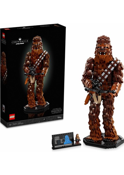 ® Star Wars™ Chewbacca 75371 - Yetişkinler için İnşa Edilebilen Koleksiyonluk Figür Yapım Seti (2319 Parça)