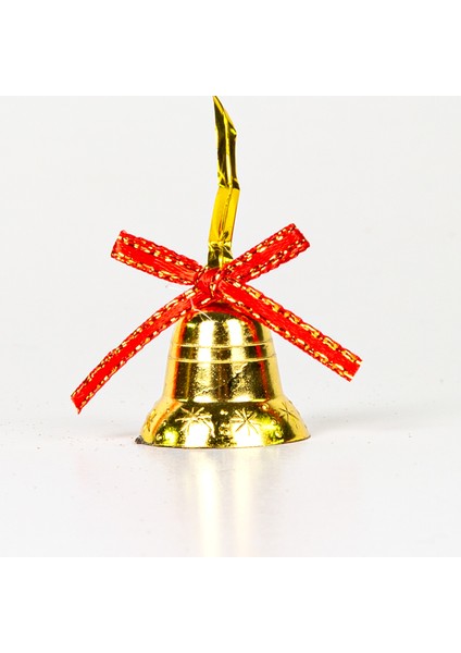 Yılbaşı Süsü Kurdeleli Çan 12'li Paket Dore 2,5x3 Cm. fiyatları