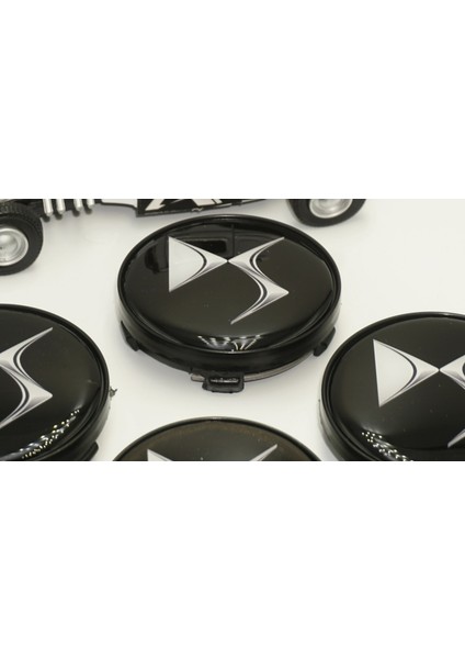 Citroen Ds Logo Jant Göbeği Kapak Seti 60MM