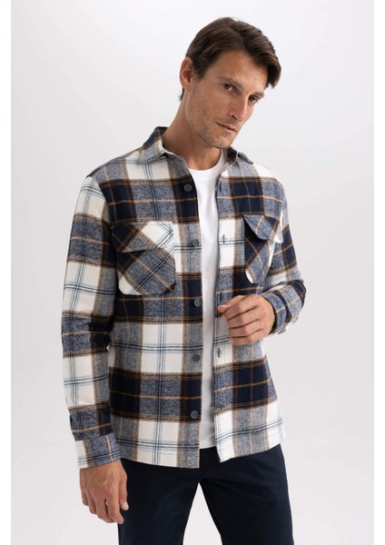 Regular Fit Oduncu Uzun Kollu Gömlek Y9054AZ23AU
