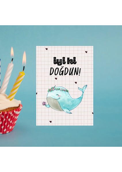 Iyi Ki Doğdun Doğum Günü Tebrik Kartı