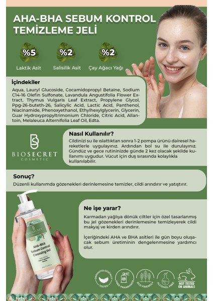 Aha-Bha Sebum Kontrol Temizleme Jeli 200ML BIO26