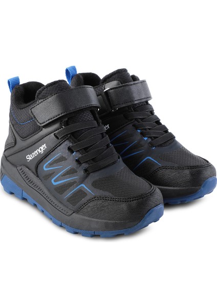 KENTON I Unisex Çocuk Bot Siyah / Saks Mavi