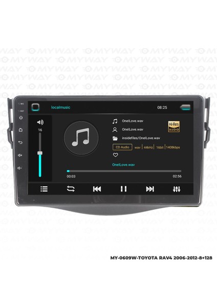 Toyota Rav4 Android 12 Multimedya Carplay 4gb RAM+64GB HDD 2006-2012 Navigasyon Ekran fiyatları