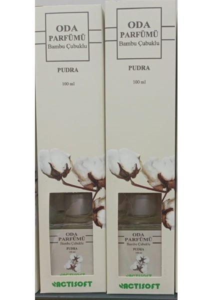 Oda Kokusu Bambu Çubuklu 100 ml 2'li Paket Pudra