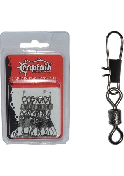 5023 Kilitli Klips Inox 10'lu Paket Black Nikel