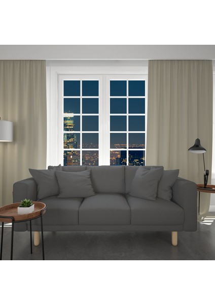 Blackout Karartma Perde Krem modelleri