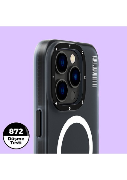 iPhone 14 Pro Uyumlu Kılıf Magsafe Kablosuz Şarj Özellikli Youngkit Colored Sand Serisi Kapak