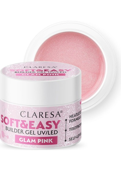 Soft&easy Buılder Jel Glam Pınk 45G