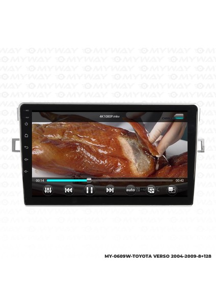 Toyota Verso Android 12 Multimedya Carplay 4gb RAM+64GB HDD 2004-2009 Navigasyon Ekran