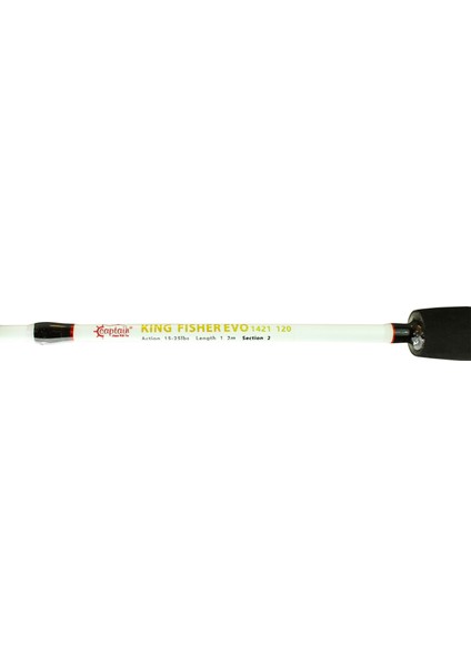 1421 King Fisher Evo 2 Parça Dolgu Tekne Kamışı 15-25LBS Atar - 135 cm