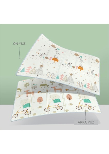 Cream Dream Katlanabilir Oyun Matı / Halısı 200 x 180 x 1,5 cm fiyatları