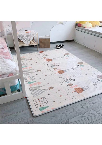 Cream Dream Katlanabilir Oyun Matı / Halısı 200 x 180 x 1,5 cm modelleri