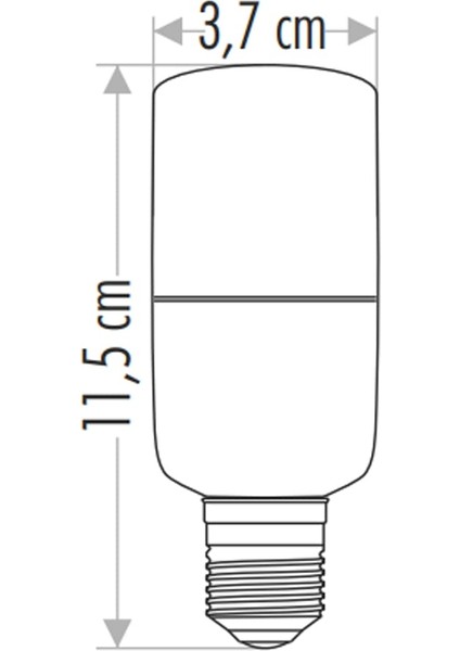 Pil LED Buji Ampul 8W E27 6500K Beyaz Işık fırsatları