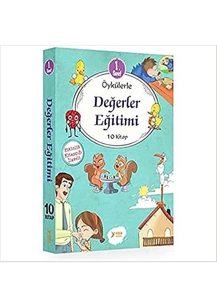 1. Sınıf Değerler Eğitimi Öykülerle 10 Kitap 9789755176383