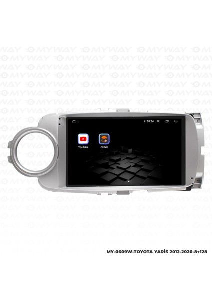 Toyota Yaris Android 12 Multimedya Carplay 4gb RAM+64GB HDD 2012-2020 Navigasyon Ekran indirimleri