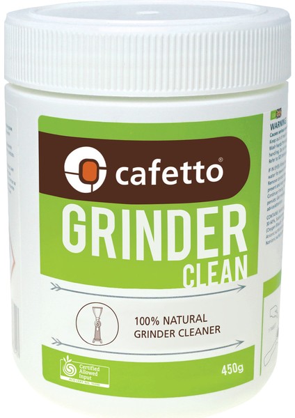 CAFETTO Organik Grinder Kahve Değirmeni Öğütücü Temizleyicisi - Tüm Marka Cihazlar Için - 450GR