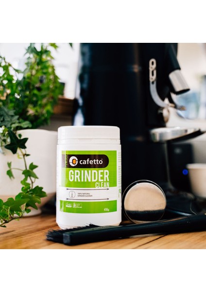 CAFETTO Organik Grinder Kahve Değirmeni Öğütücü Temizleyicisi - Tüm Marka Cihazlar Için - 450GR