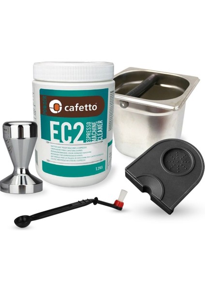 Cafetto Ec2 Geleneksel Espresso Kahve Makinesi Temizleyicisi Organik Temizleme Tozu 1100 gr