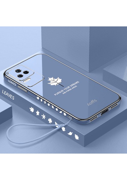 Xiaomi Poco F4 Elektroliz Kaplama Telefon Kılıfı Için Kemerli Telefon Kılıfı (Yurt Dışından)