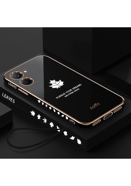 Realme V20 Elektroliz Kaplama Telefon Kılıfı Için Kemerli Telefon Kılıfı (Yurt Dışından)