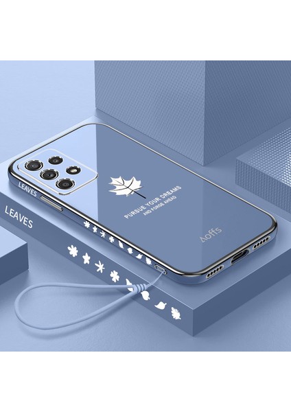 Samsung Galaxy A32 5g Elektroliz Kaplama Telefon Kılıfı Kemerli (Yurt Dışından)
