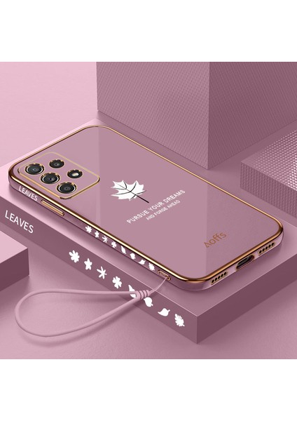 Samsung Galaxy A32 4g Elektroliz Kaplama Telefon Kılıfı Kemerli (Yurt Dışından)