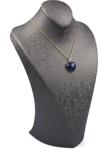 Lapis Lazuli Doğal Taş Gold Renkli Kolye fiyatları