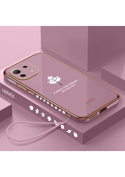 Xiaomi Mi 11 Lite Için Telefon Kılıfı Kemerli Elektrolizle Telefon Kılıfı (Yurt Dışından)