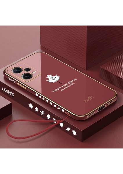 Xiaomi Redmi Note 12 Pro Plus Kemerli Elektroliz Telefon Kapağı Için Telefon Kılıfı (Yurt Dışından)