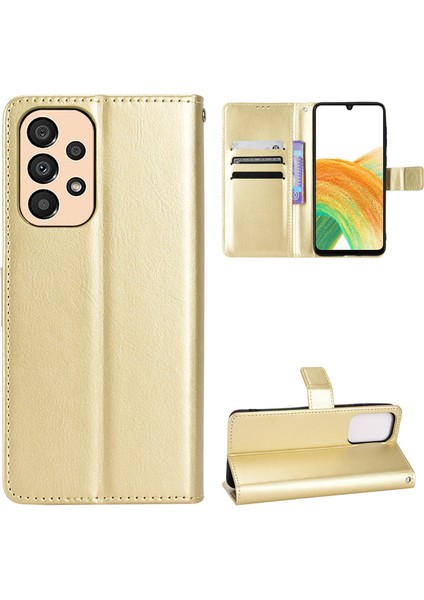 Samsung Galaxy A73 Deri Telefon Kılıfı (Yurt Dışından)