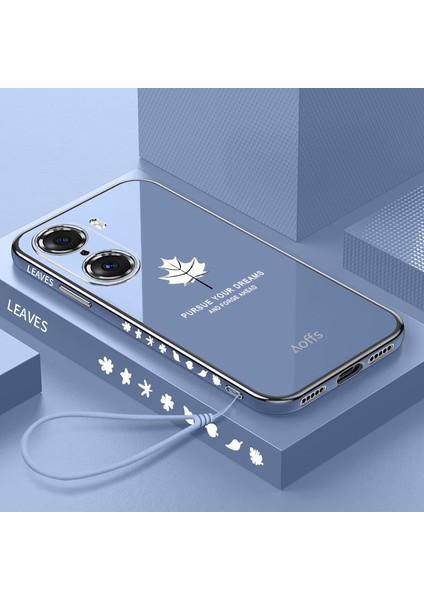 Huawei Honor 60 Elektroliz Kaplama Telefon Kılıfı Için Kemerli Telefon Kılıfı (Yurt Dışından)
