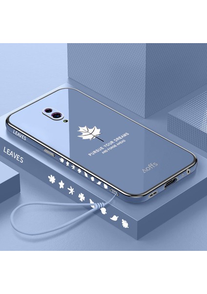 Oppo Reno Elektroliz Kaplama Telefon Kılıfı Için Kemerli Telefon Kılıfı (Yurt Dışından)