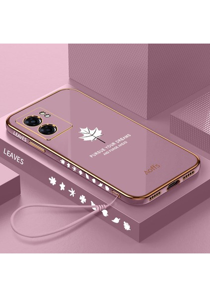 Oppo Realme V23 Elektrolizle Telefon Kılıfı Için Kemerli Telefon Kılıfı (Yurt Dışından)