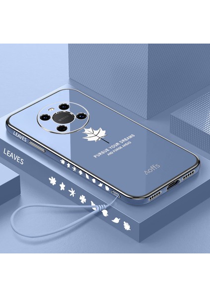 Huawei Mate 40 Pro Için Telefon Kılıfı Kemerli Elektroliz Kaplama Telefon Kılıfı (Yurt Dışından)