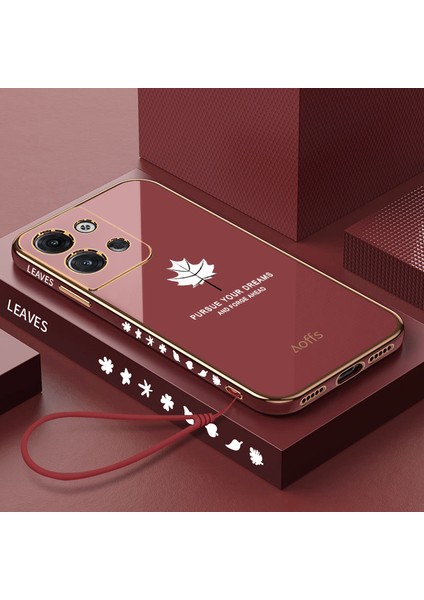Oppo Reno9 Pro / Reno 9 Pro Elektroliz Kaplama Telefon Kılıfı ve Kemerli Telefon Kılıfı (Yurt Dışından)