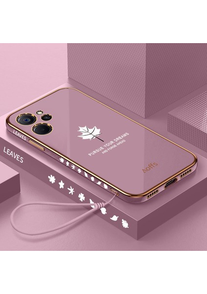 Oppo Realme 10 Pro Plus Için Kemerli Elektroliz Kaplama Telefon Kılıfı (Yurt Dışından)