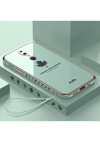 Oppo A9 (2020) / A5 (2020) Kemerli Elektroliz Kaplama Telefon Kılıfı (Yurt Dışından)
