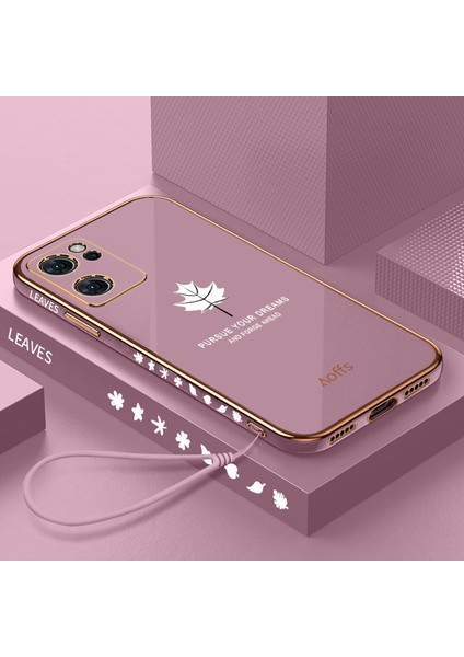 Oppo Reno 7 Için Kemerli Elektroliz Telefon Kılıfı (Yurt Dışından)