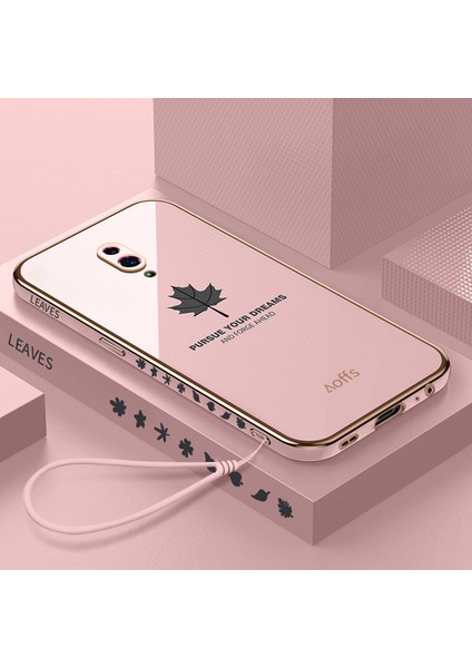 Oppo Reno Elektroliz Kaplama Telefon Kılıfı Için Kemerli Telefon Kılıfı (Yurt Dışından)