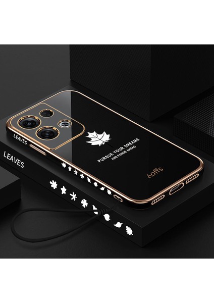 Oppo Reno 8 Pro Için Kemerli Elektroliz Kaplama Telefon Kılıfı (Yurt Dışından)