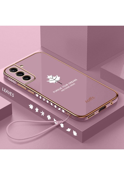 Samsung Galaxy S23 Plus Elektroliz Kaplama Telefon Kılıfı Kemerli (Yurt Dışından)