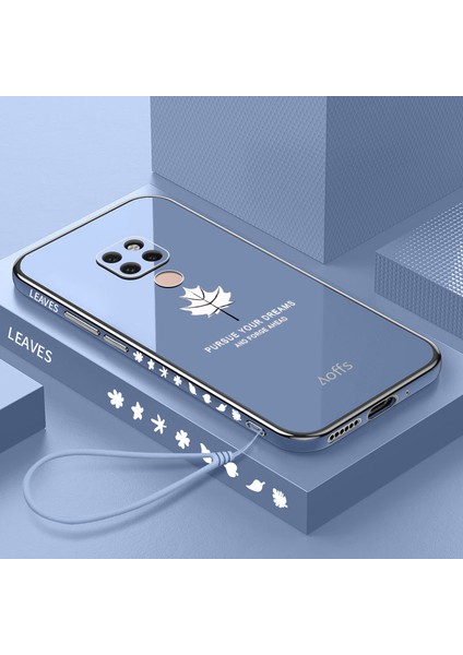 Huawei Mate 20 Elektroliz Kaplamalı Kemerli Telefon Kılıfı (Yurt Dışından)