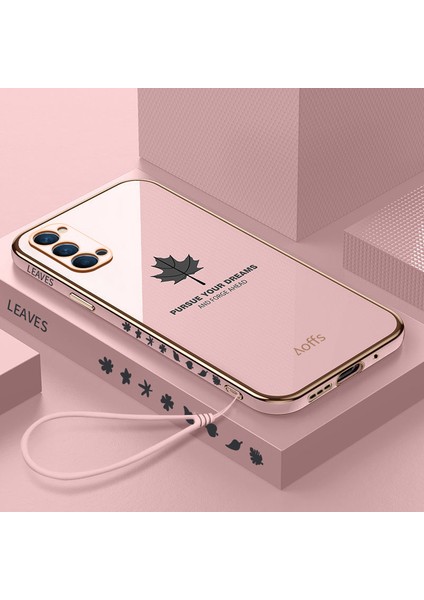 Oppo Reno 4 Için Kemerli Elektroliz Telefon Kılıfı (Yurt Dışından)