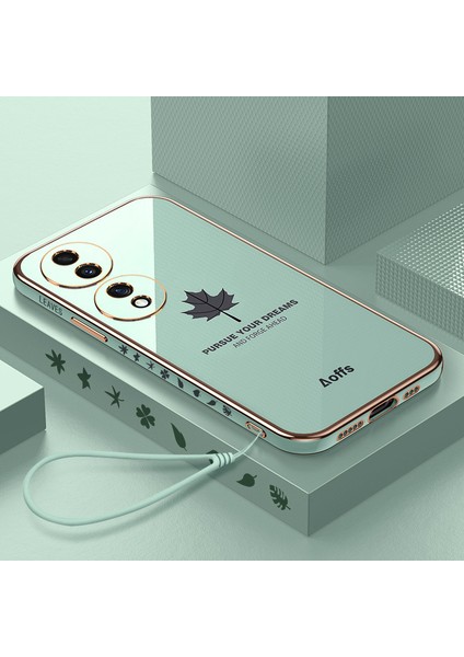 Huawei Honor 70 Pro Plus Elektroliz Kaplama Telefon Kapağı Için Kemerli Telefon Kılıfı (Yurt Dışından)