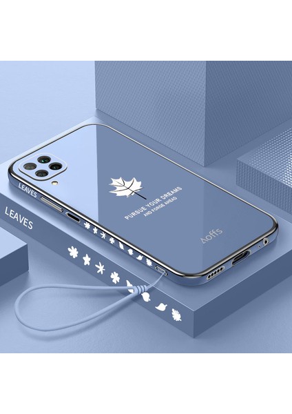 Huawei P40 Lite Için Kemerli Elektroliz Kaplama Telefon Kılıfı (Yurt Dışından)