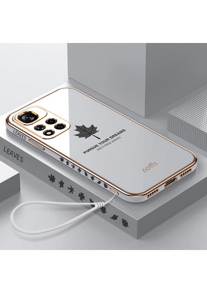 Xiaomi Poco M4 Pro 5g Elektroliz Kaplama Telefon Kılıfı Için Kemerli Telefon Kılıfı (Yurt Dışından)