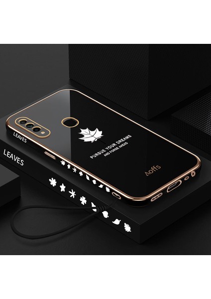 Oppo A8/A31 Elektroliz Kaplama Telefon Kılıfı Için Kemerli Telefon Kılıfı (Yurt Dışından)