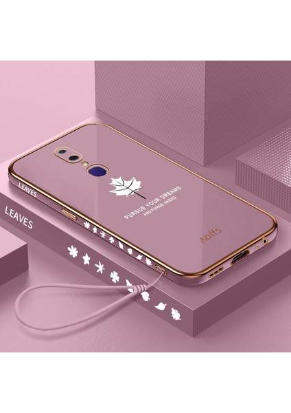 Oppo A9 (2020) / A5 (2020) Kemerli Elektroliz Kaplama Telefon Kılıfı (Yurt Dışından)